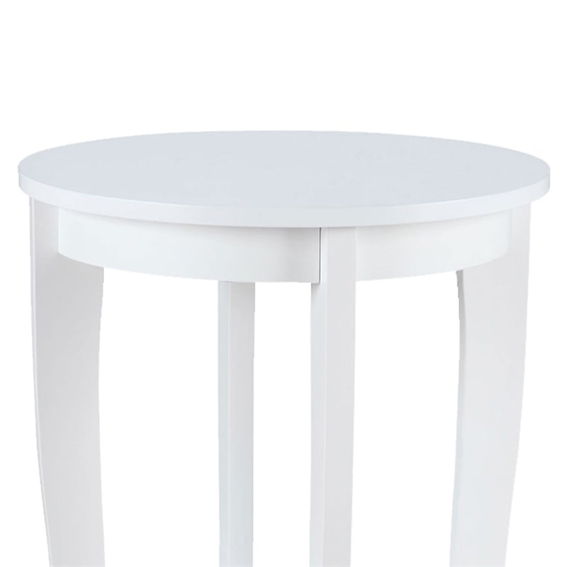 Pemberly Row Round Table in White