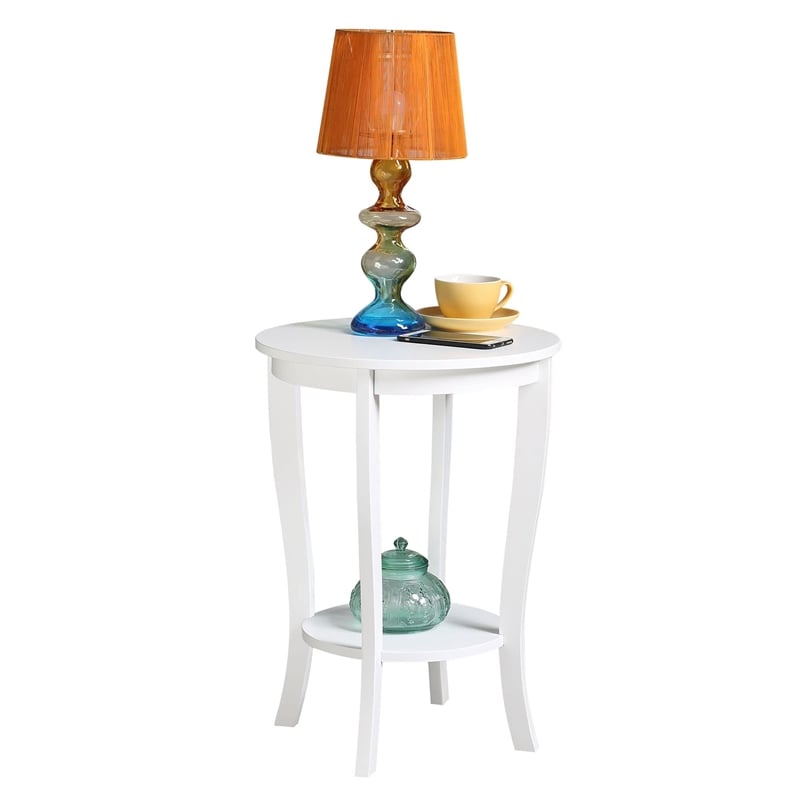 Pemberly Row Round Table in White