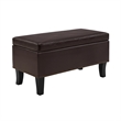 Pemberly Row Ottoman in Espresso