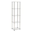 Pemberly Row 4 Shelf Glass Tower