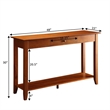 Pemberly Row Console Table in Cherry