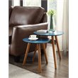 Pemberly Row 2 Piece Nesting Table Set in Blue