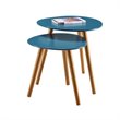 Pemberly Row 2 Piece Nesting Table Set in Blue