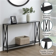 Pemberly Row Console Table in Black