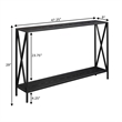 Pemberly Row Console Table in Black