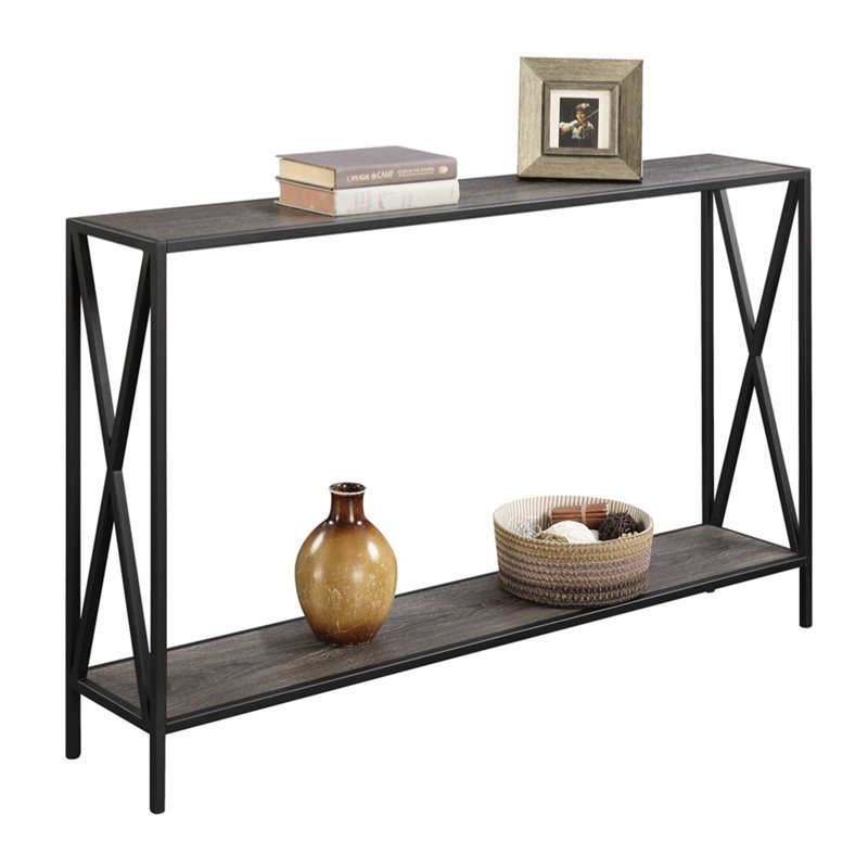 Pemberly Row Console Table in Gray Cymax Business