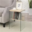 Pemberly Row End Table in Weathered White