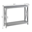 Pemberly Row Console Table in Gray