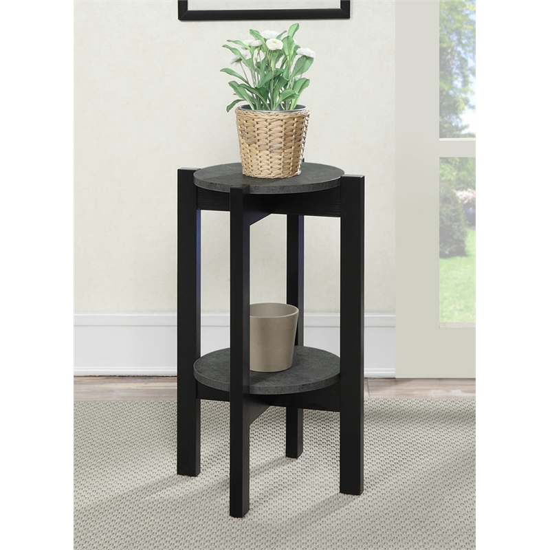 Pemberly Row Medium Plant Stand in Black