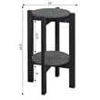 Pemberly Row Medium Plant Stand in Black