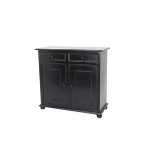 pemberly row accent chest in antique black