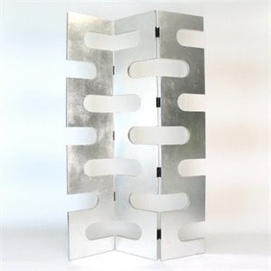 pemberly row room divider in silver
