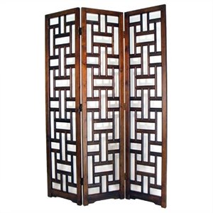 pemberly row room divider in brown