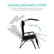 Pemberly Row Oversized Chair with Sunshade in Black