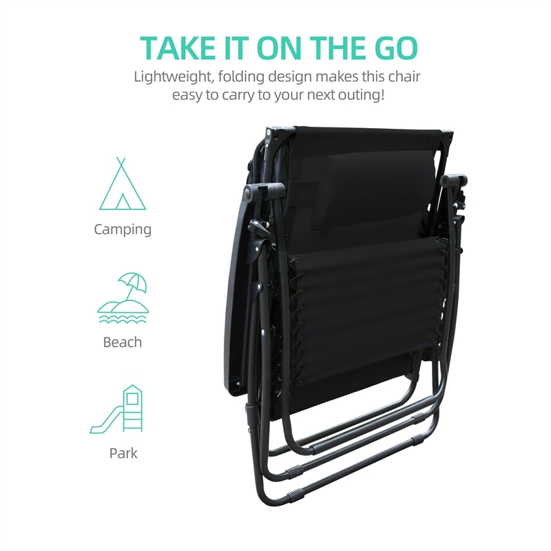 Pemberly Row Oversized Chair with Sunshade in Black