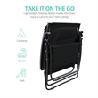 Pemberly Row Oversized Chair with Sunshade in Black