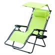 Pemberly Row Oversized Chair with Sunshade in Lime Green Finish