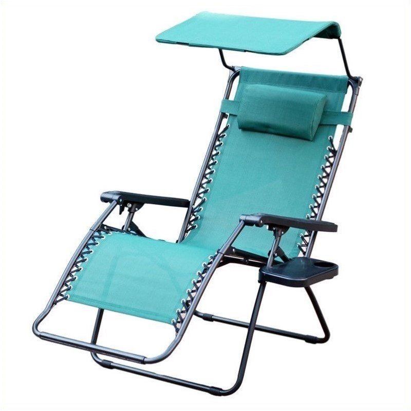 Pemberly Row Oversized Chair with Sunshade in Green Finish