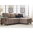 Pemberly Row Right Facing Reclining Sectional in Oatmeal