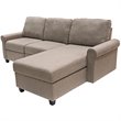 Pemberly Row Right Facing Reclining Sectional in Oatmeal