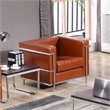 Pemberly Row Reception Chair in Orange
