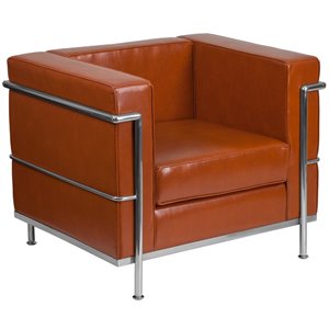 pemberly row reception chair in orange