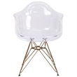 Pemberly Row Transparent Dining Chair