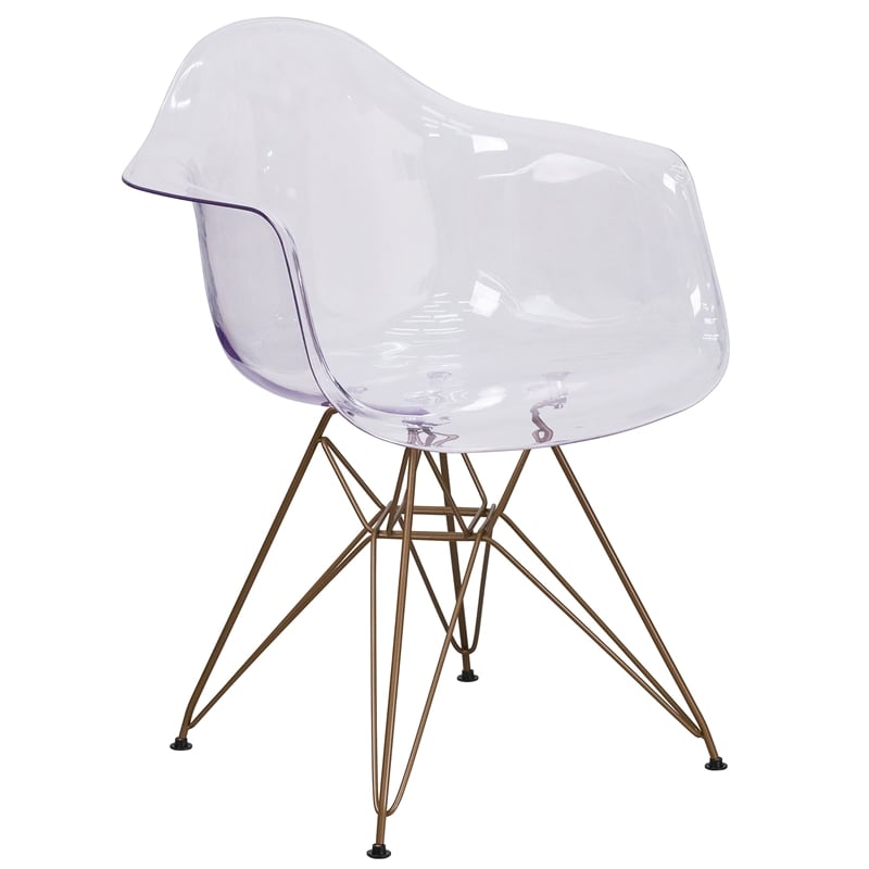 Pemberly Row Transparent Dining Chair