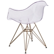 Pemberly Row Transparent Dining Chair
