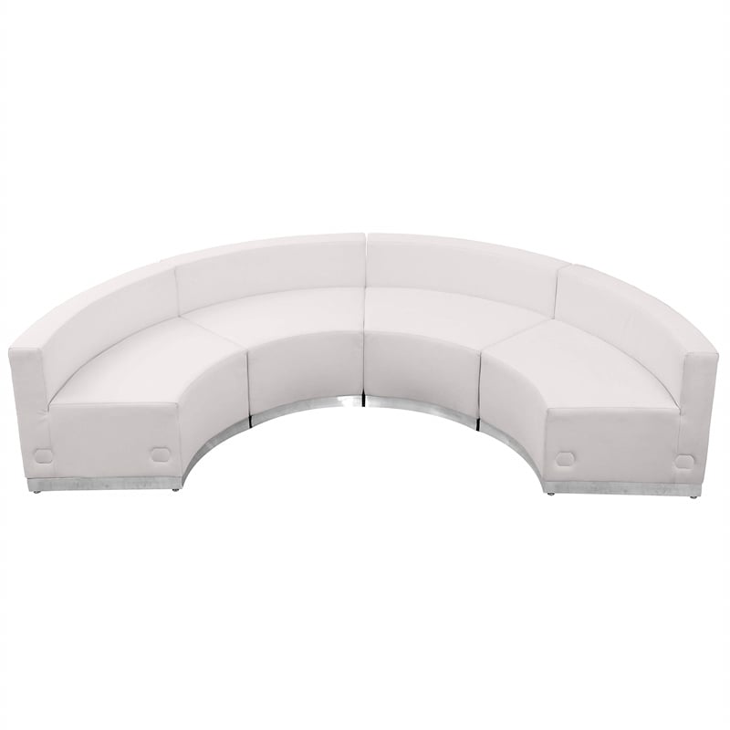 Pemberly Row 4 Piece Reception Seating in White