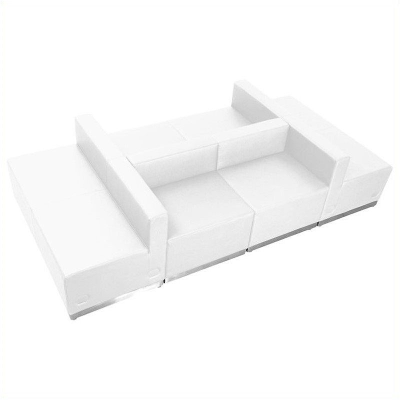 Pemberly Row 6 Piece Reception Seating in White