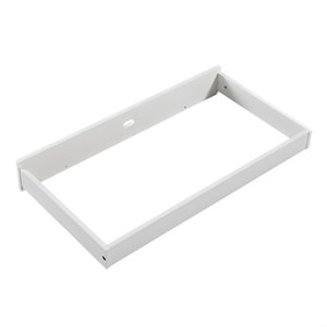 pemberly row changing table tray in classic white