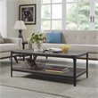 Pemberly Row Wood Coffee Table in Gray Wash