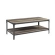 Pemberly Row Wood Coffee Table in Gray Wash