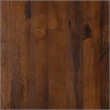 Pemberly Row Acacia Wood Patio 3-Piece Dining Set in Dark Brown