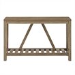 Pemberly Row 52 Rustic Entry Console Table in Rustic Oak