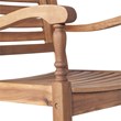 Pemberly Row Patio Rocking Chair in Brown