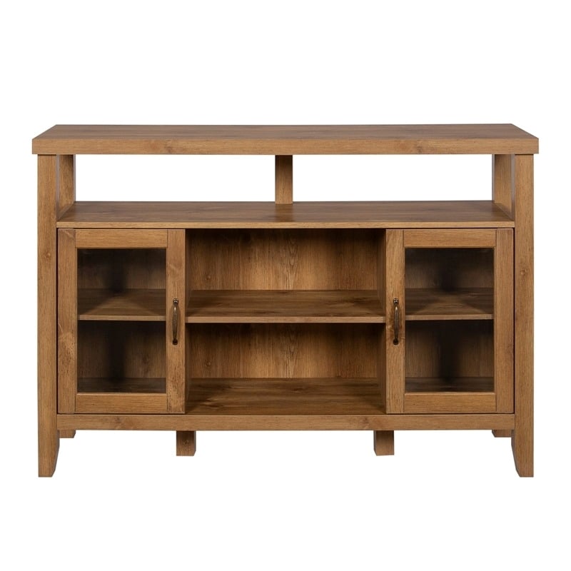 Pemberly Row Farmhouse Wood Console Buffet for TVs up to 52