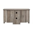 Pemberly Row Transitional Wood Corner TV Console for TVs up to 44