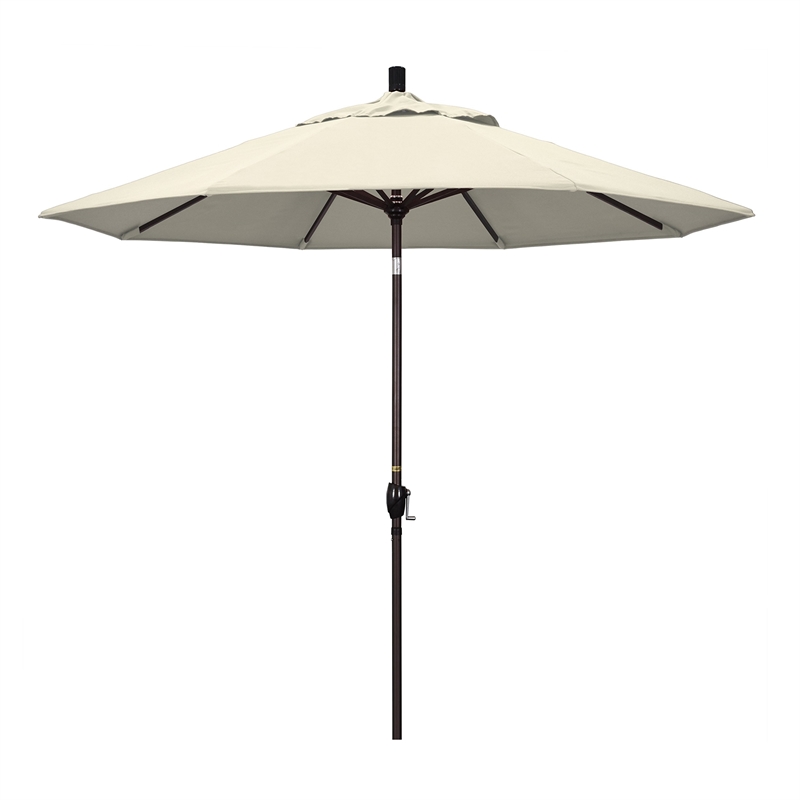 Pemberly Row 9' Patio Umbrella in Antique Beige