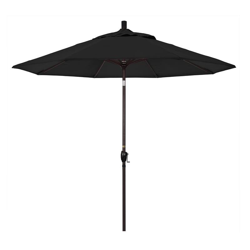 Pemberly Row 9' Patio Umbrella in Black