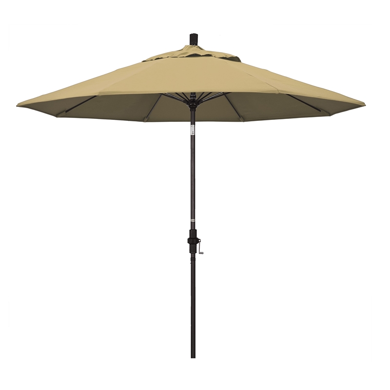 Pemberly Row 9' Patio Umbrella in Champagne