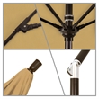 Pemberly Row 9' Patio Umbrella in Champagne