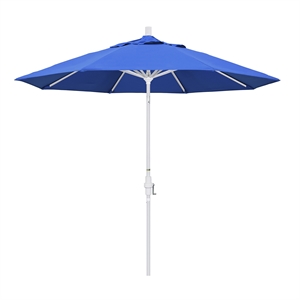 Pemberley Row Aluminum Royal Blue Patio Umbrella Rectangular 102&quot