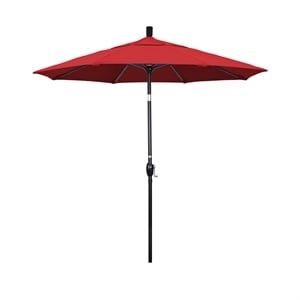 Pemberly Row 7.5' Patio Umbrella in Jockey Red