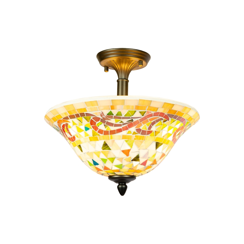 Pemberly Row Mosaic Flush Mount