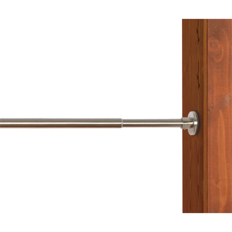 Pemberly Row Stainless Steel Duo Tension Rod in Brushed Nickel eBay