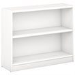 Pemberly Row 2 Shelf Bookcase in Pure White