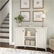 Pemberley Row Engineered Wood Antique White Storage Cabinet Rectangular 46.22