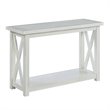 Pemberly Row Console Table in White